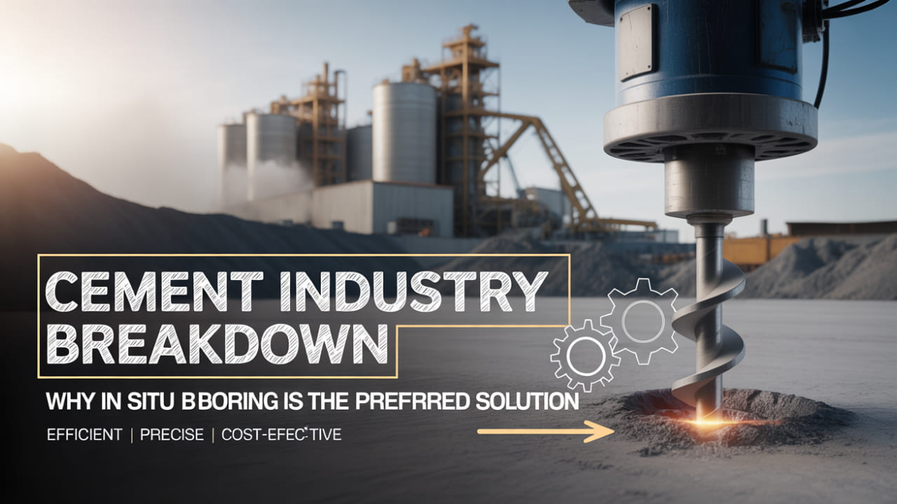 Cement Industry Breakdown Why In Situ Boring is the Preferred Solution