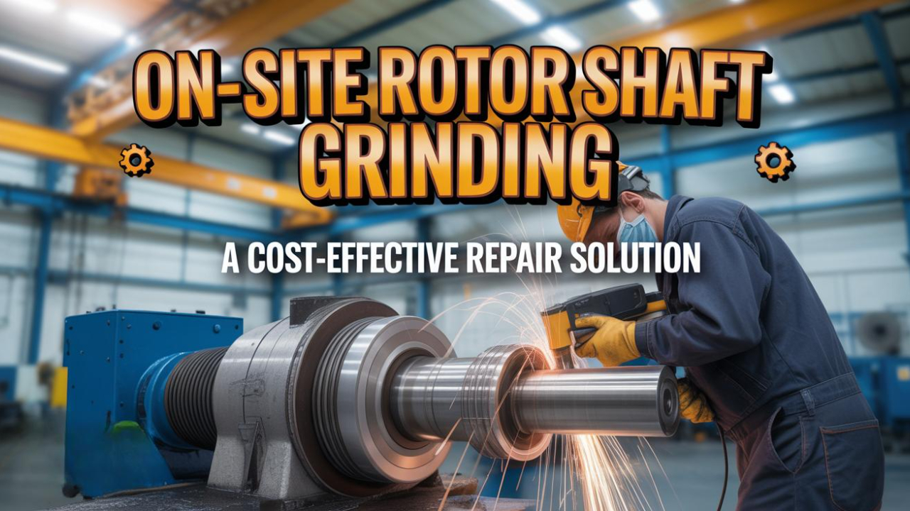 On-site Rotor Shaft Grinding- A Cost-Effective Repair Solution