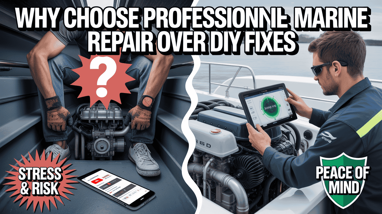 Why Choose Professional Marine Engine Repair Over DIY Fixes