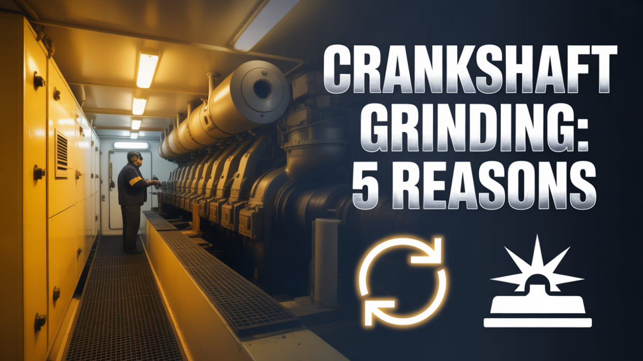 5 Reasons Marine Engineers Should Consider In-Situ Crankshaft Grinding