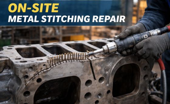 on site metal stitching repair