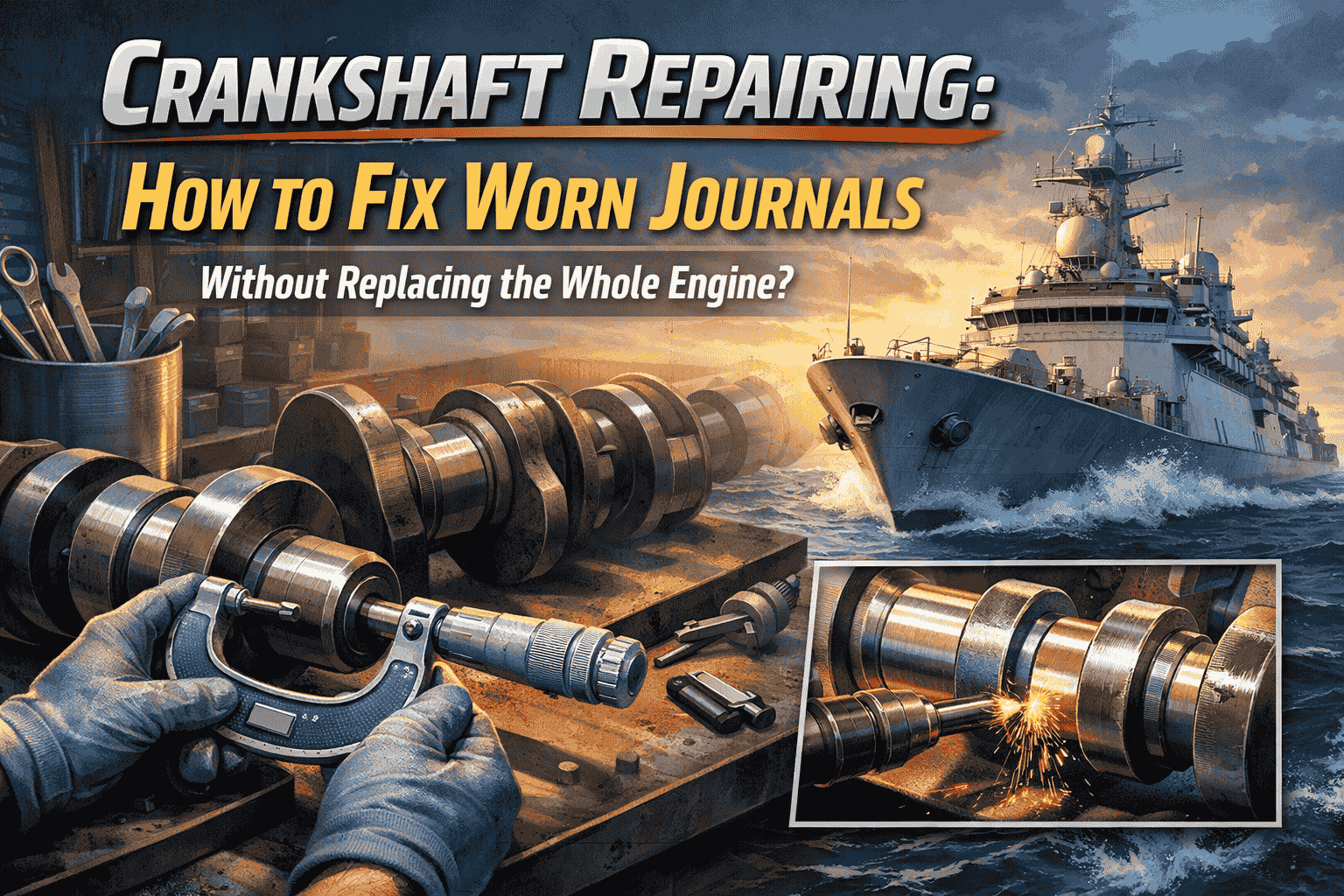 Crankshaft Repairing How to Fix Worn Journals Without Replacing the Whole Engine