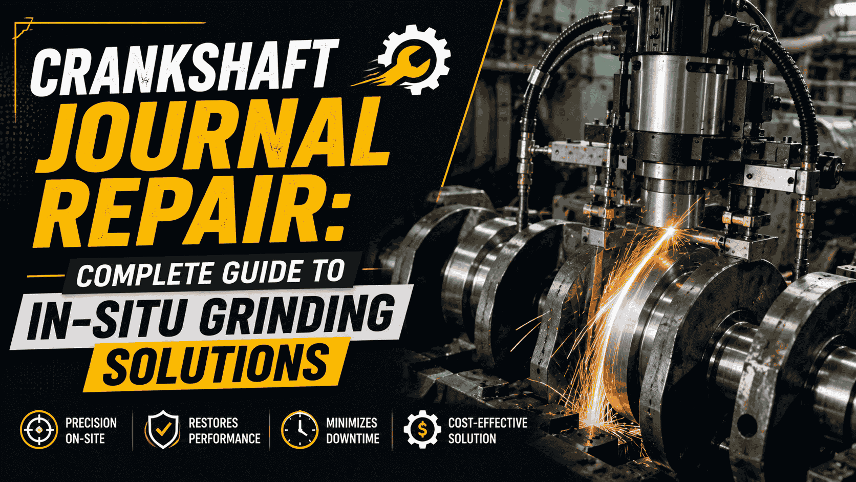 Crankshaft Journal Repair Complete Guide to In-Situ Grinding Solutions
