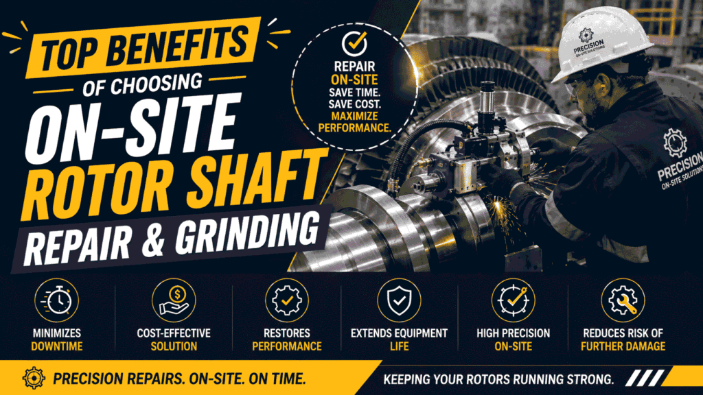 Top Benefits of Choosing On-site Rotor Shaft Repair & Grinding
