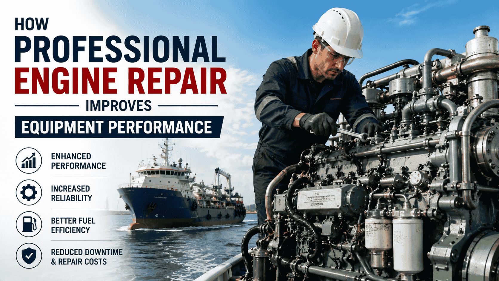 How Professional Engine Repair Improves Equipment Performance