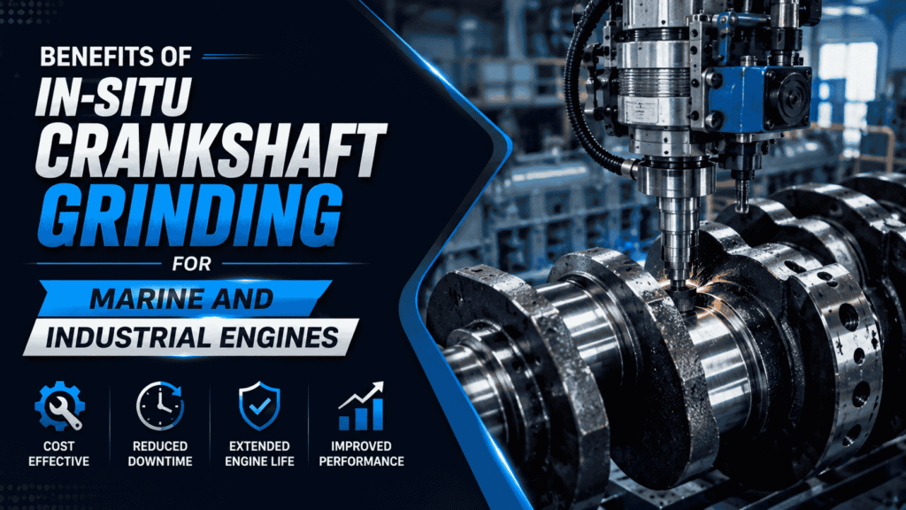 Benefits of In-situ Crankshaft Grinding for Marine and Industrial Engines