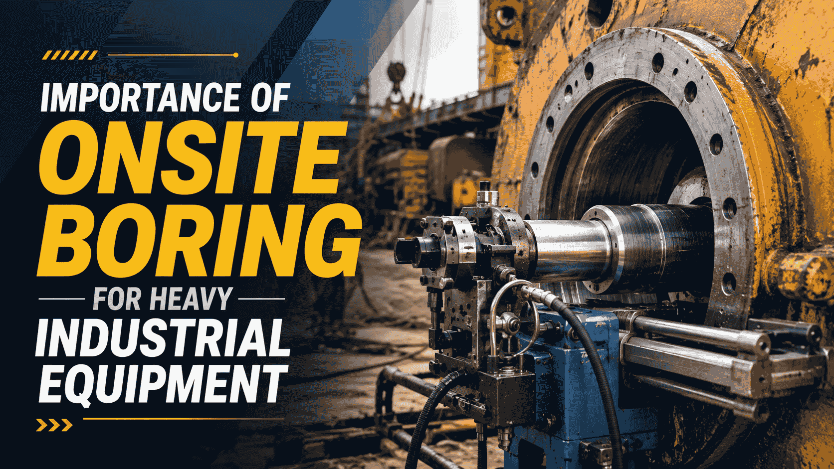Importance of Onsite Boring for Heavy Industrial Equipment