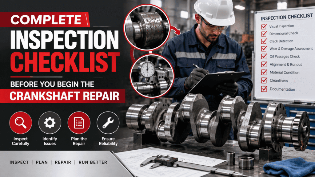 Complete Inspection Checklist Before You Begin the Crankshaft Repair